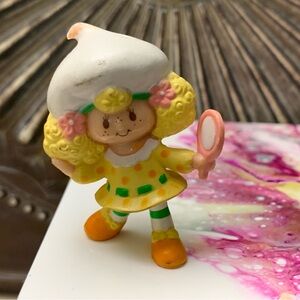 Vintage Strawberry Shortcake Lemon Meringue PVC Miniature Figure